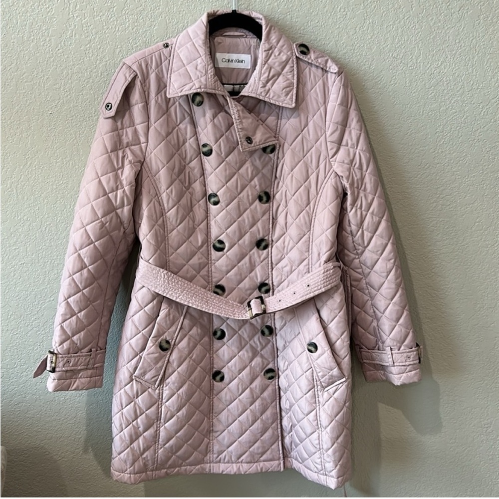 Calvin Klein Quilted Peacoat